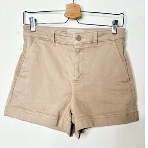 Everlane Tan High Waist Shorts